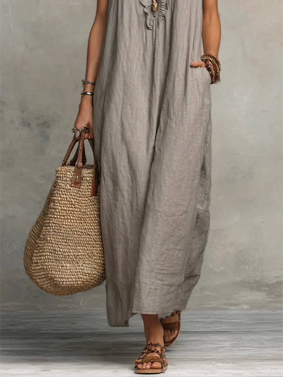 Amelia | Vestido Largo Bohemio Fluido